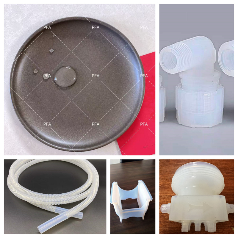 Fluoropolymer PFA nhựa 35 MPa Độ bền kéo Virgin PFA Pellet cho đúc