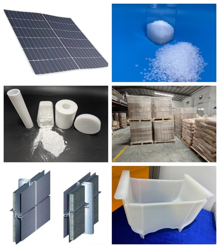 Hấp thụ nước thấp PVDF pellets Kháng UV với độ dẫn nhiệt 0,25 W/mK