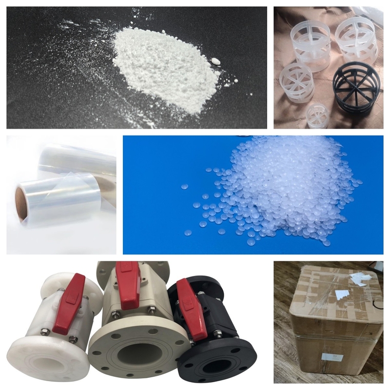 Độ bền kéo 50-60 MPa PVDF pellets, Granules PVDF mịn cho đúc ép