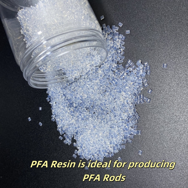 Nhựa PFA để sản xuất các thanh PFA trong các bộ phận cơ khí chống mòn có độ ma sát thấp