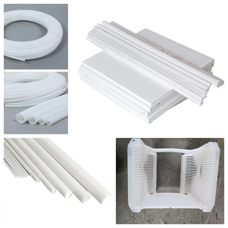 Nhựa PFA để sản xuất các thanh PFA trong các bộ phận cơ khí chống mòn có độ ma sát thấp