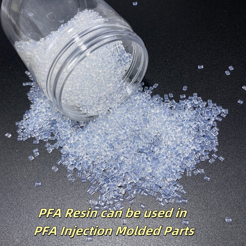 PFA nhựa trong các bộ phận đúc phun PFA cho các thành phần chính xác đòi hỏi khả năng kháng hóa học cao