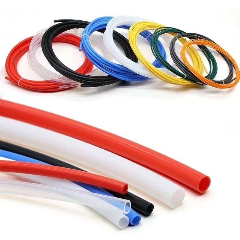 2mm ID × 4mm OD ống PTFE linh hoạt chống nhiệt bề mặt không dính lý tưởng cho phòng thí nghiệm ống thông tinh khiết cao chống hóa chất